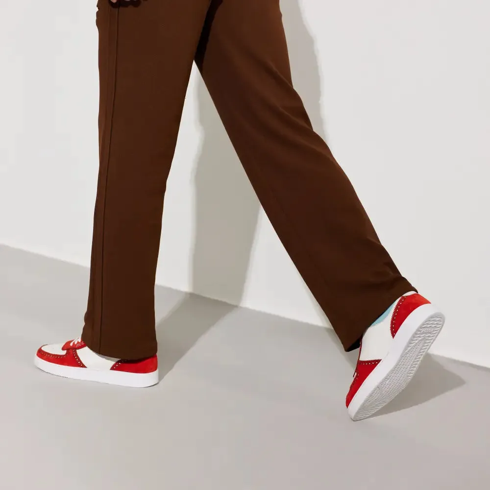 Mccoy Luka Suede Men's Sneakers Orange & White