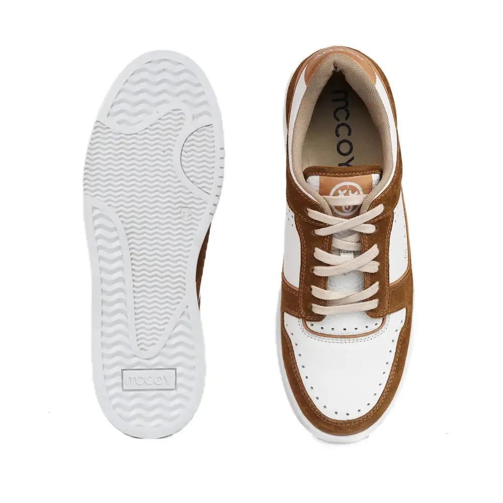 Mccoy Oliver Flotter Men's Sneakers Dark Tan & White