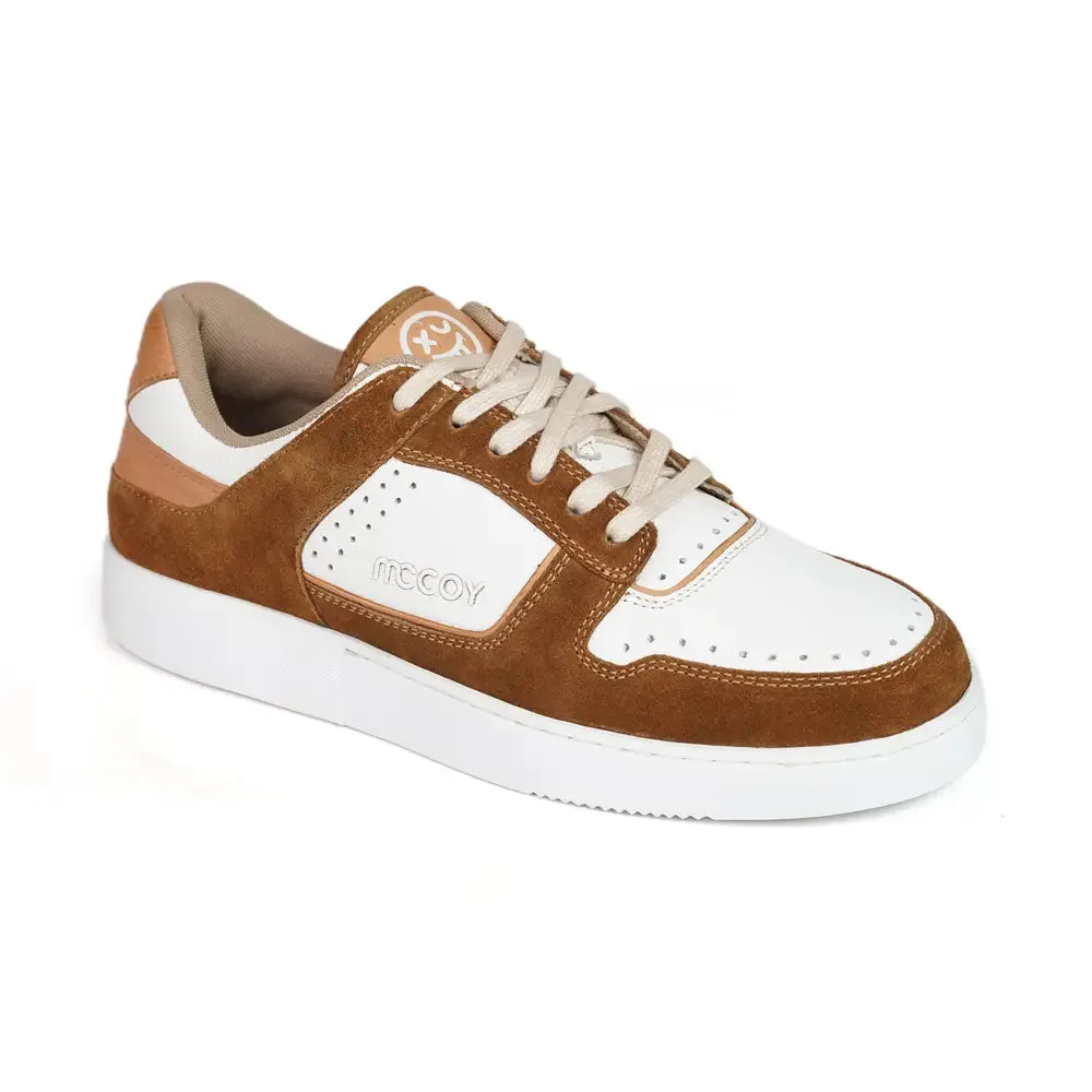 Mccoy Oliver Flotter Men's Sneakers Dark Tan & White