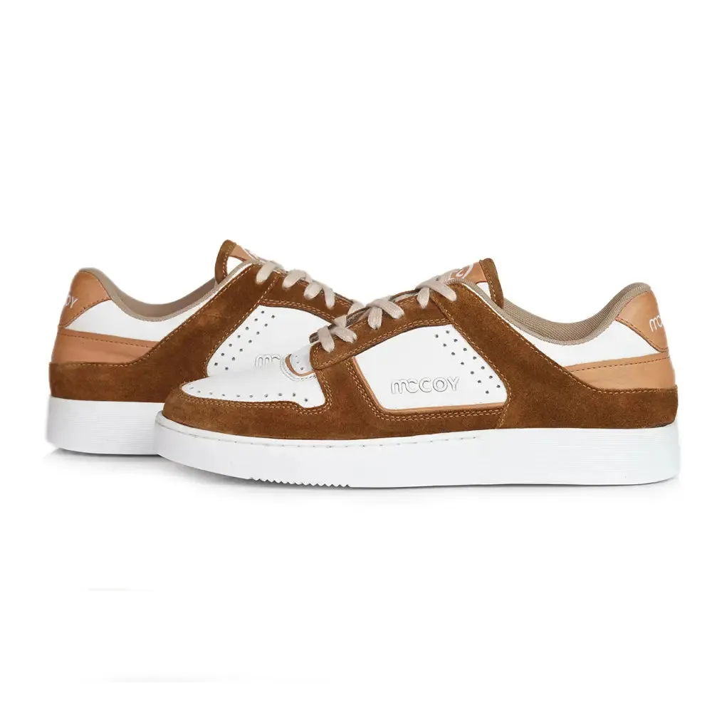 Mccoy Oliver Flotter Men's Sneakers Dark Tan & White