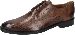 Melvin & Hamilton Men's Brown Animal Print Oxford Shoes Size 45