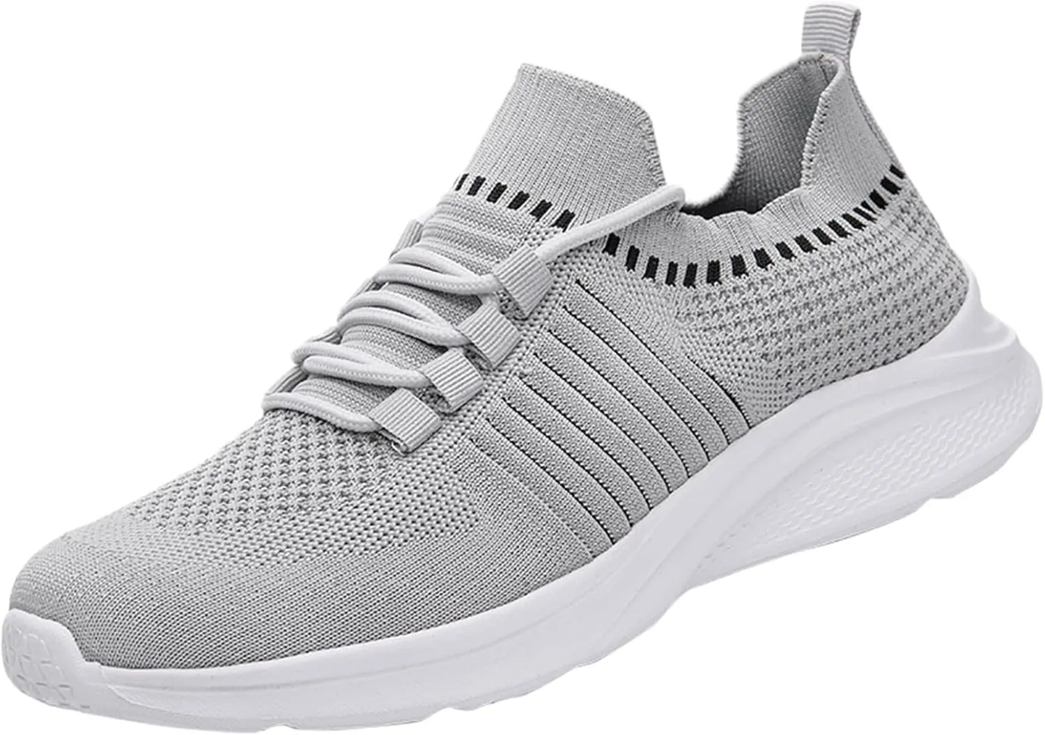 Men Shoes Summer Lightweight Breathable Lace Up Casual Shoes Casual Running Sneaker for Men Walking