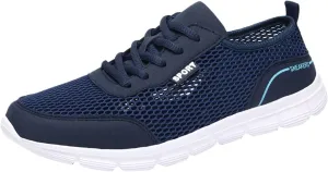 Men Summer Lightweight Breathable Casual Shoes Mesh Casual Running Shoes Mens Sneaker Shoes Size 12, 9