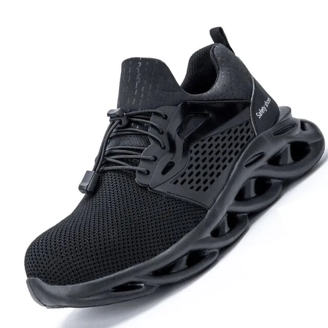 Men's Boots Male Work Sneakers Lightweight Safety Shoes