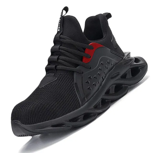 Men's Boots Male Work Sneakers Lightweight Safety Shoes