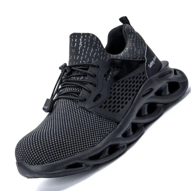 Men's Boots Male Work Sneakers Lightweight Safety Shoes