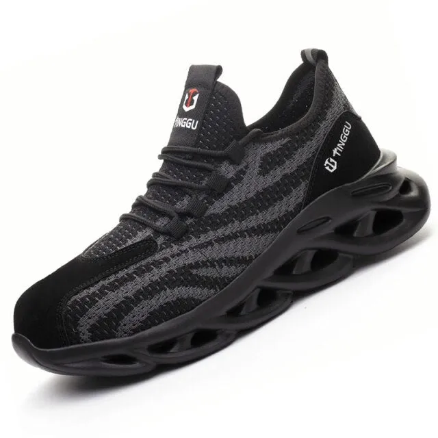 Men's Boots Male Work Sneakers Lightweight Safety Shoes