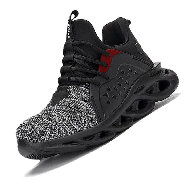 Men's Boots Male Work Sneakers Lightweight Safety Shoes