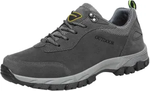 Men's Breathable Stretch Workout Shoes Lace Up Comfortable Light-Weight Shoe Arch Support Walking Shoes for Men