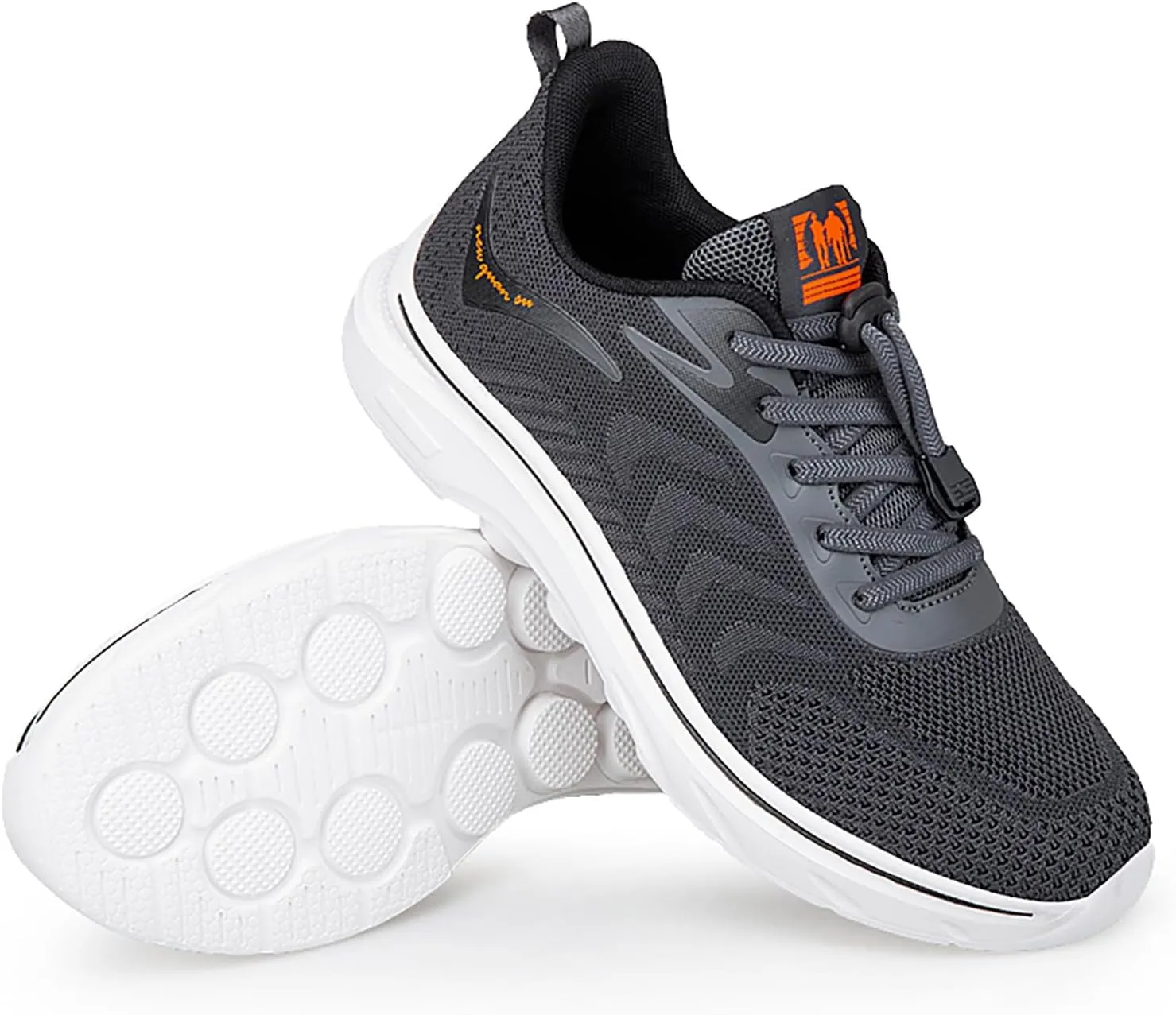 Men's Breathable Stretch Workout Shoes Lightweight Breathable Walking Shoe Gym Tennis Athletic Fashion Sneakers
