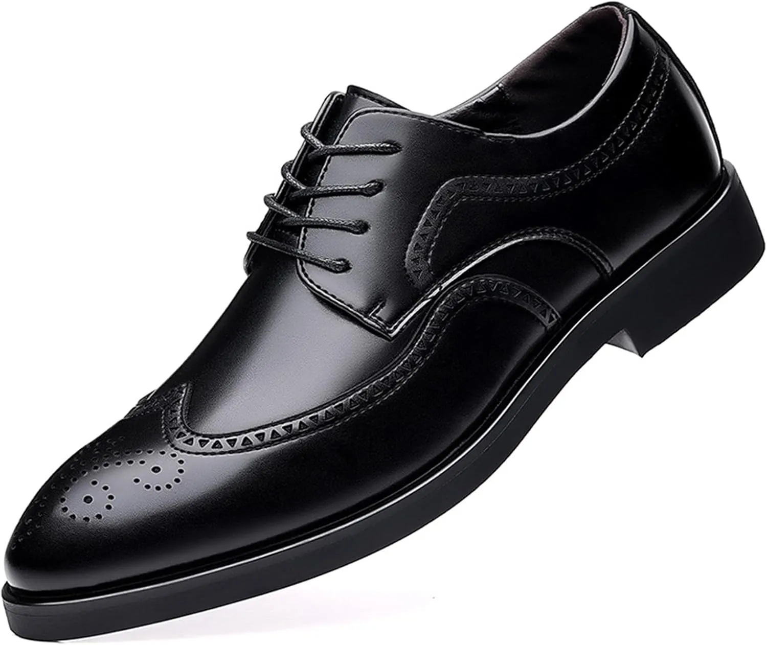 Men's Brogues Classic Dress Shoes Casual Modern Business Shoes Formal Derbys Lace-ups Oxford Shoes