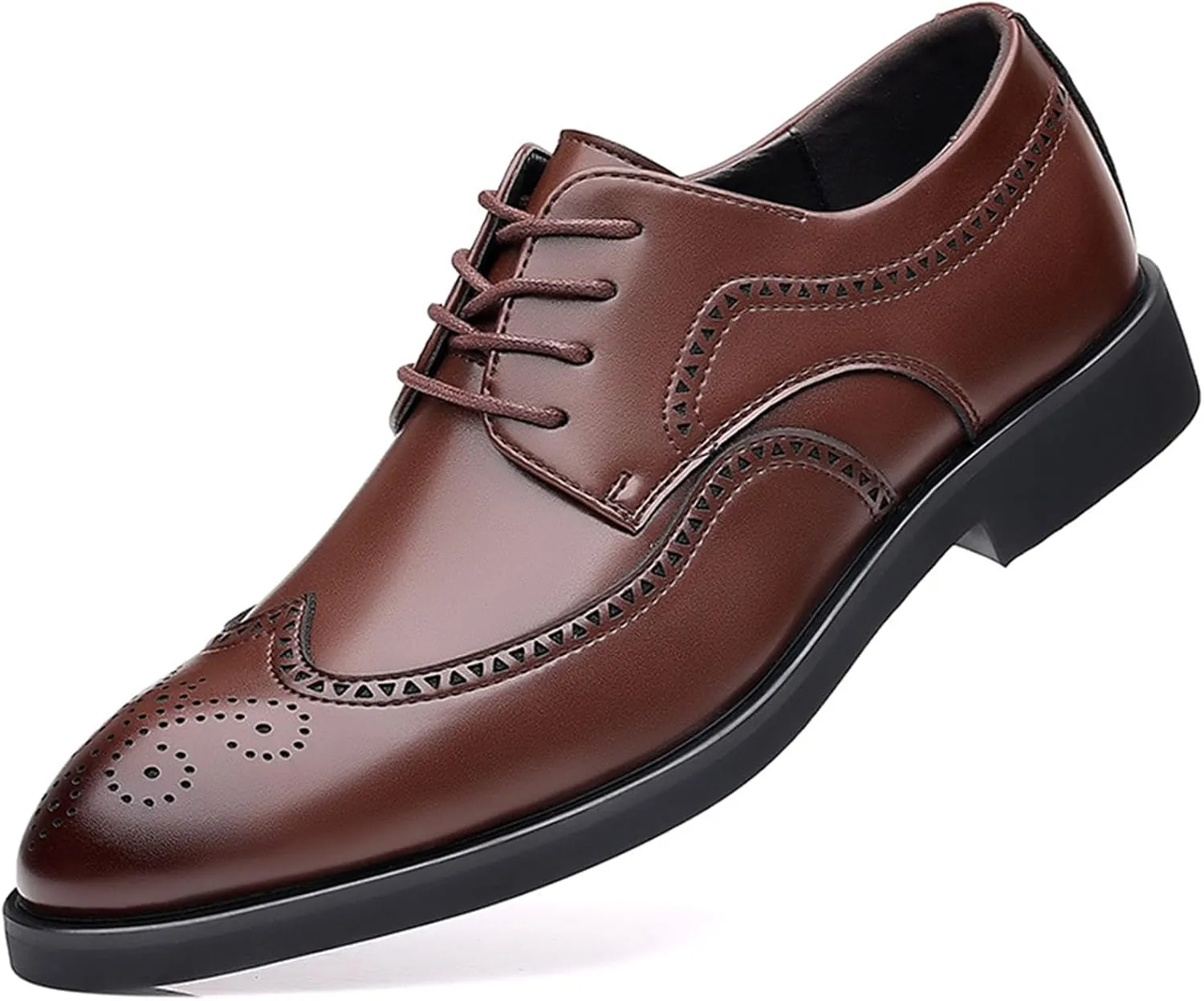 Men's Brogues Classic Dress Shoes Casual Modern Business Shoes Formal Derbys Lace-ups Oxford Shoes