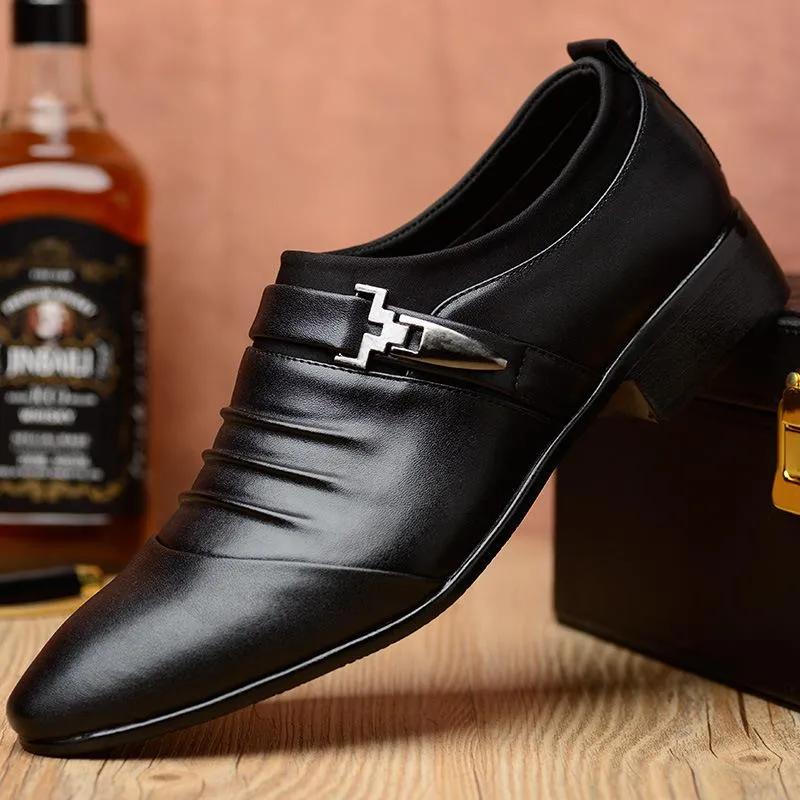 Men's Business Breathable Leather Shoes