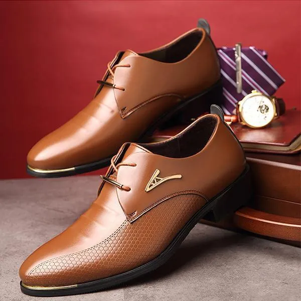 Men's Business Leather Oxfords