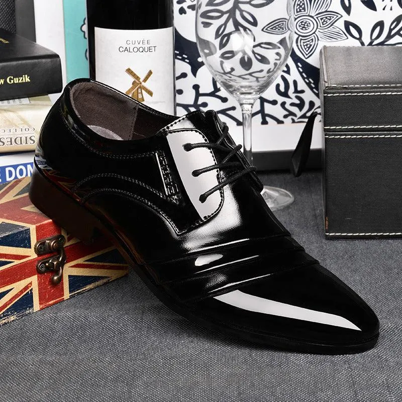 Men's casual business formal leather shoes