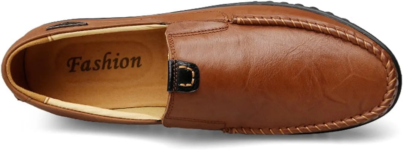 Men's Casual Leather Shoes Business All-Match Comfortable Genuine Leather Shoes