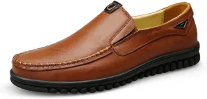 Men's Casual Leather Shoes Business All-Match Comfortable Genuine Leather Shoes
