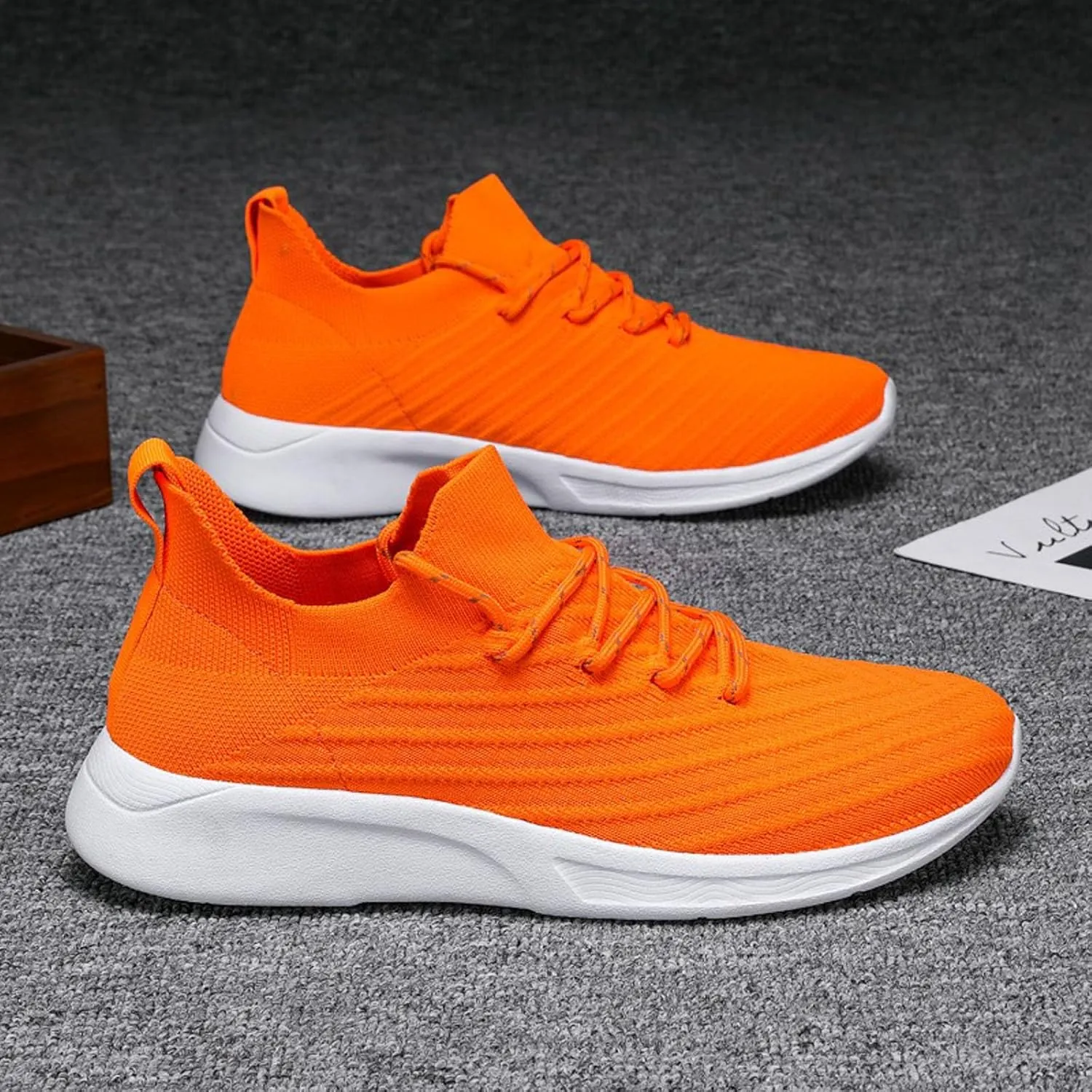 Men's Classic Casual Jogging Sneakers Recovery Air Athletic Running Tennis Shoe Lightweight Work Shoes for Men