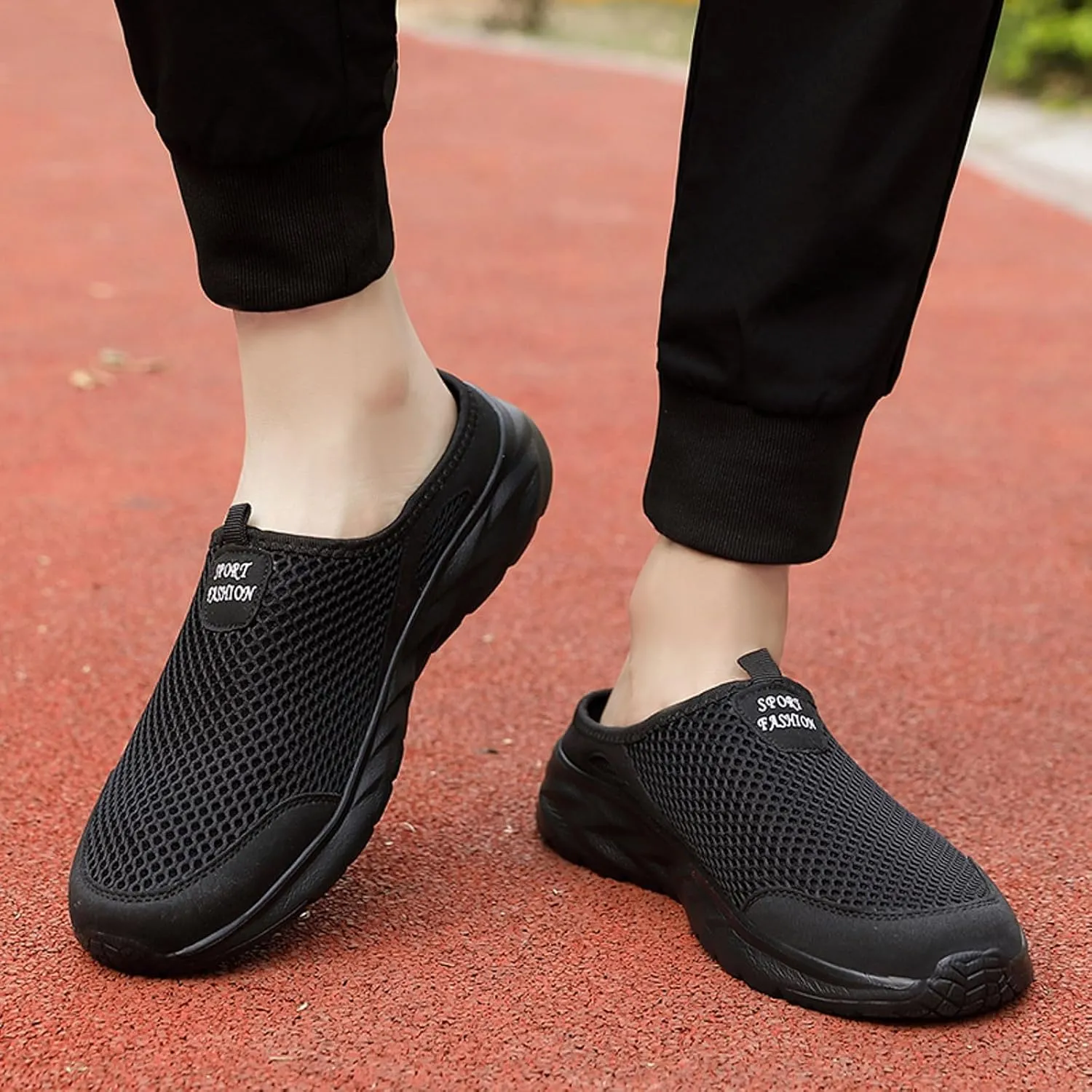 Men's Comfortable Canvas Shoes Lightweight Breathable Walking Shoe Gym Tennis Outdoor Non Slip Jogging Sneakers