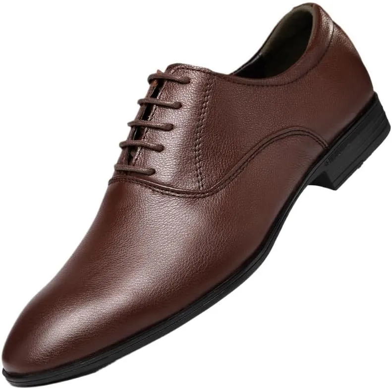 Mens Derby Shoes Elegant Luxury Classic Lace Up Low Top Leather Business Casual Loafers Patent Leather Formal Dress Shoes