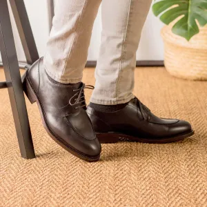 Men's Derby Split Toe Leather Shoes Wide Plus Size 5920