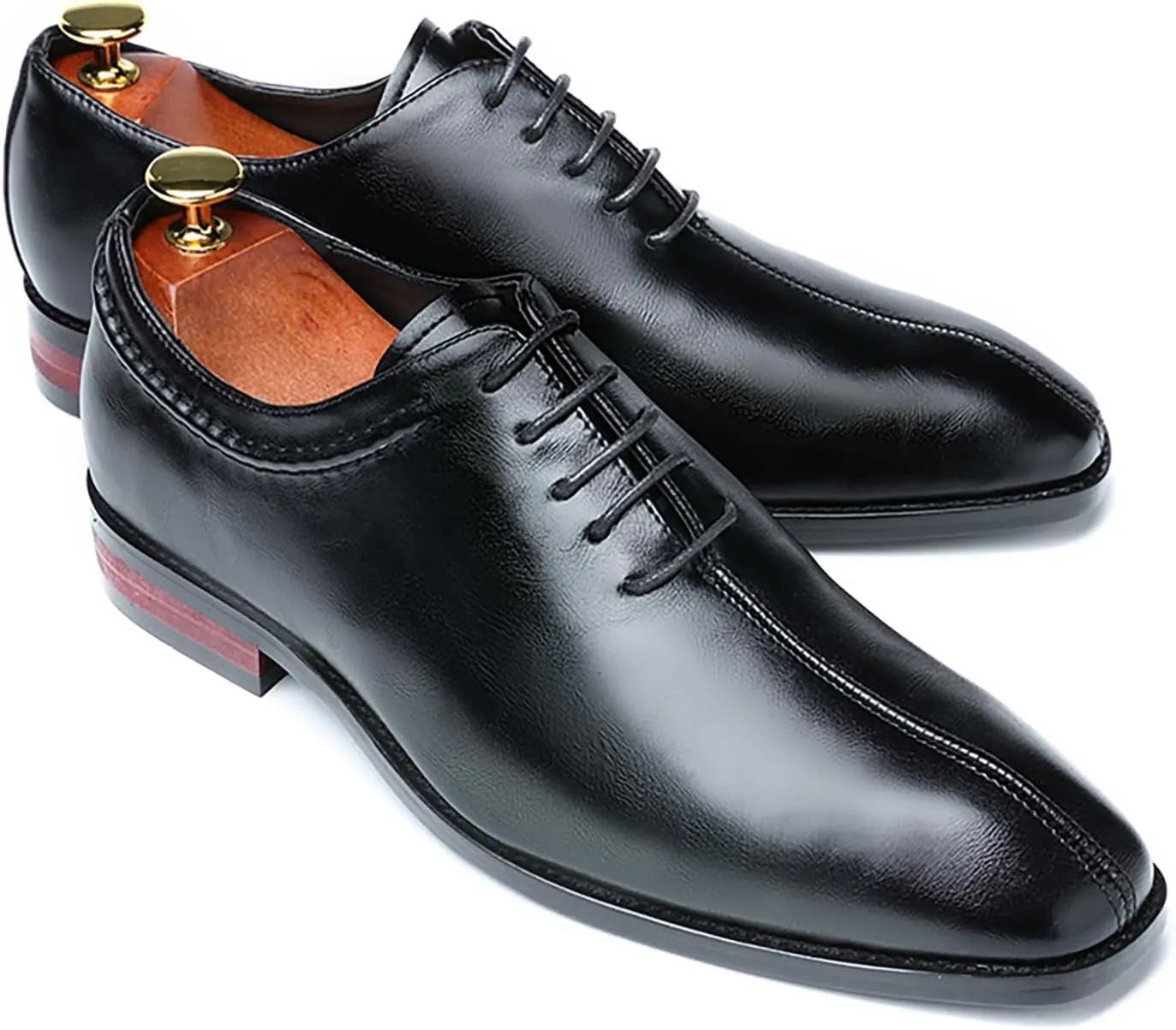 Men's Dress Shoes Men's Business Formal Oxford Shoes Business Patent PU Leather Shoes for Men