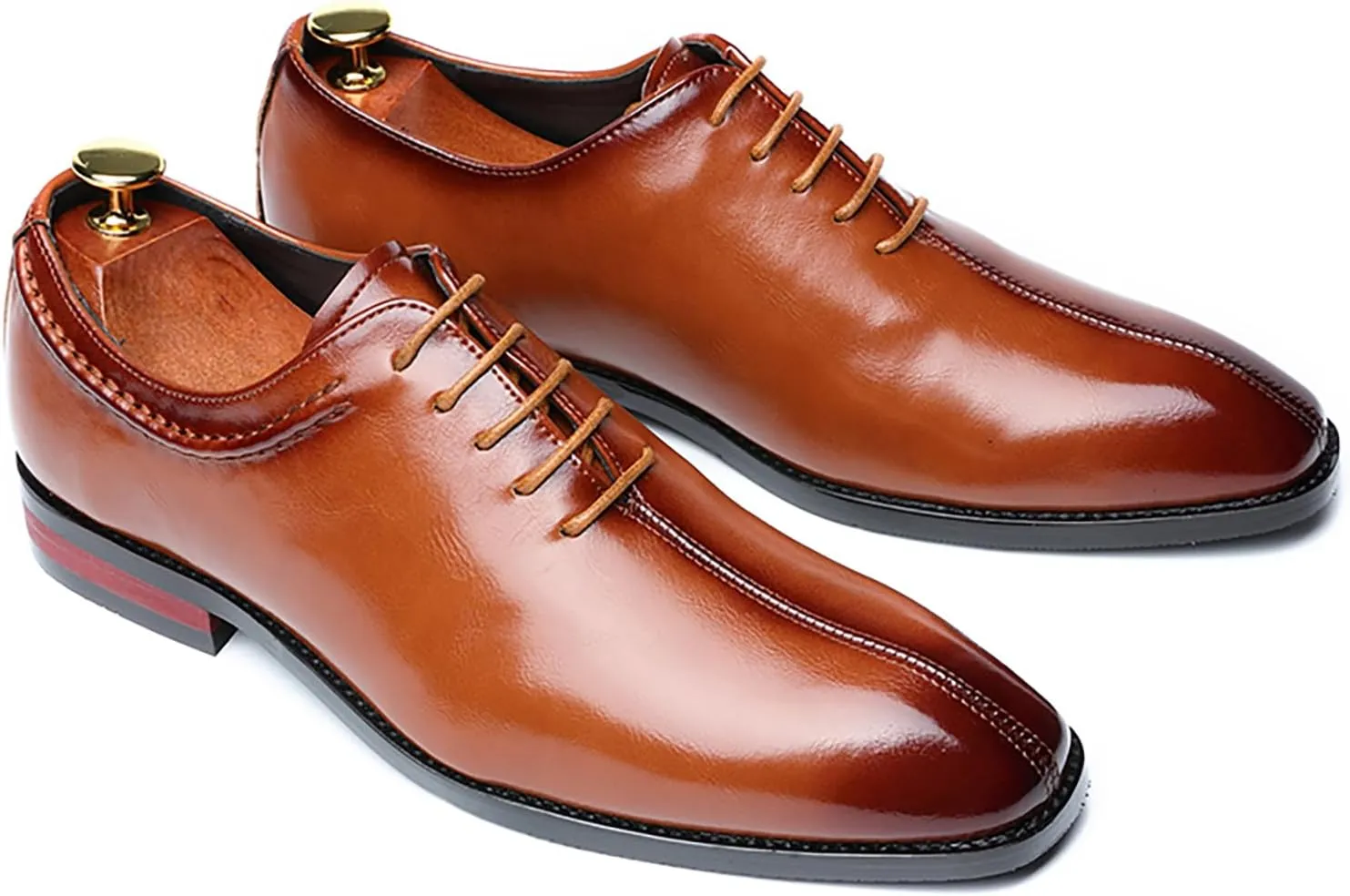 Men's Dress Shoes Men's Business Formal Oxford Shoes Business Patent PU Leather Shoes for Men