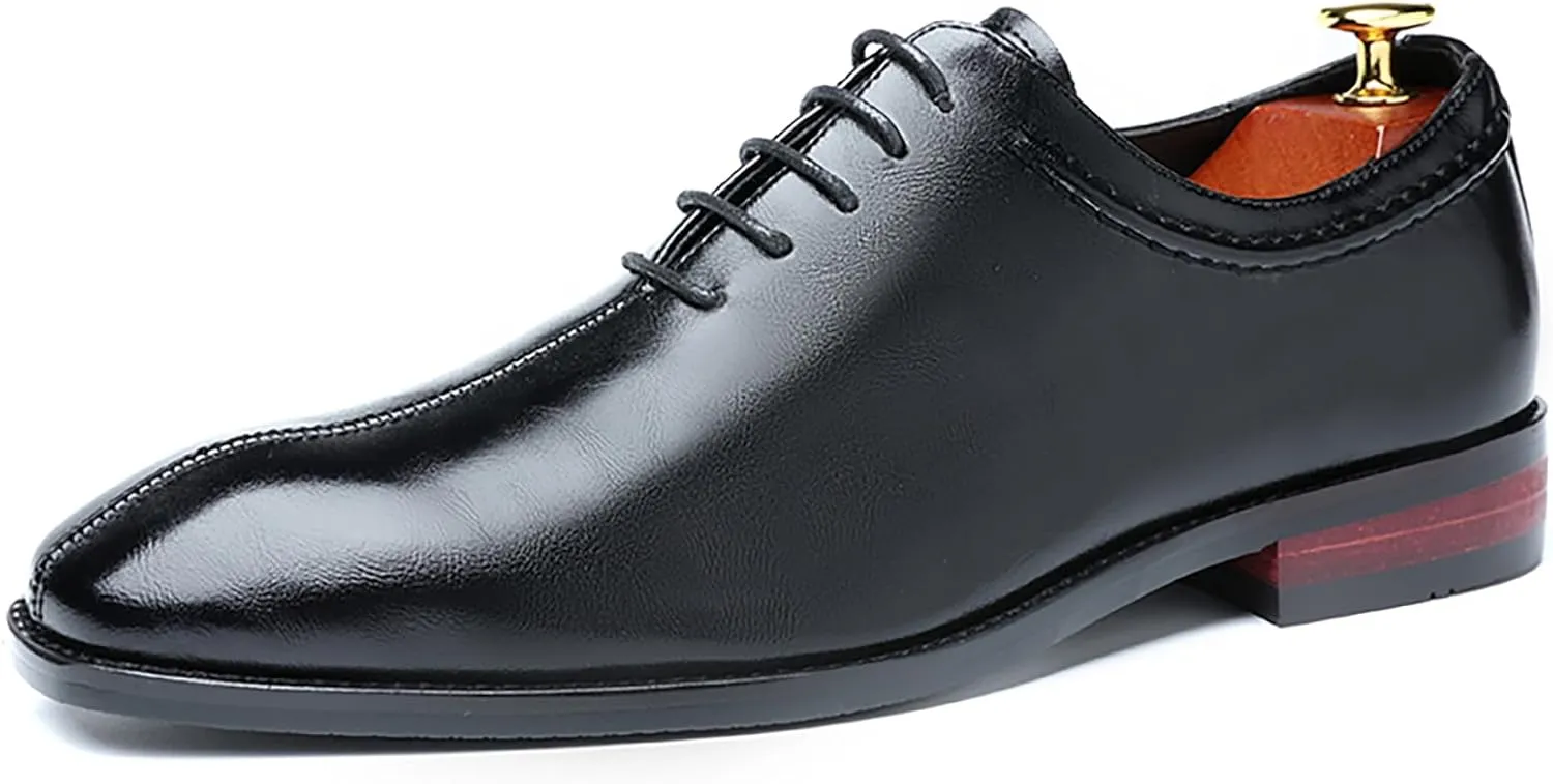 Men's Dress Shoes Men's Business Formal Oxford Shoes Business Patent PU Leather Shoes for Men