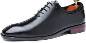 Men's Dress Shoes Men's Business Formal Oxford Shoes Business Patent PU Leather Shoes for Men