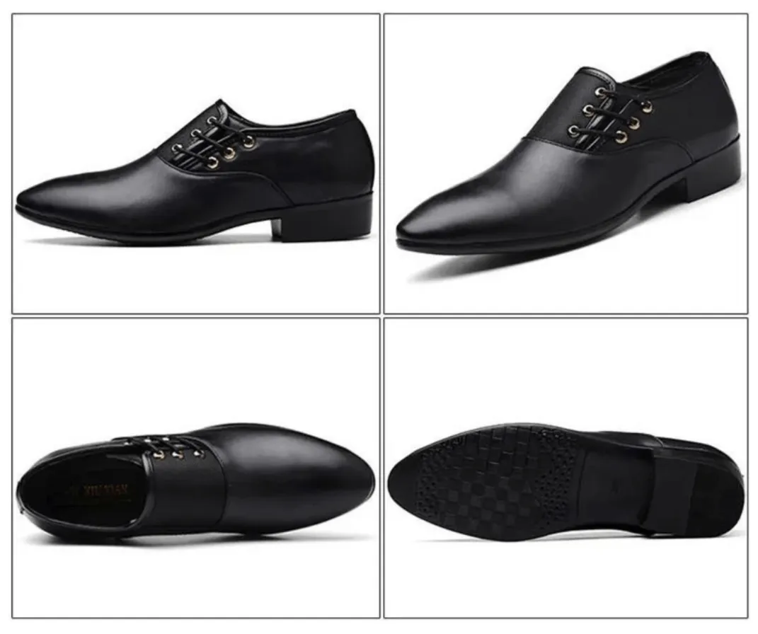 Men's Elegant Vegan Leather Formal Shoes | Eco-Friendly Materials for Formal Occasions