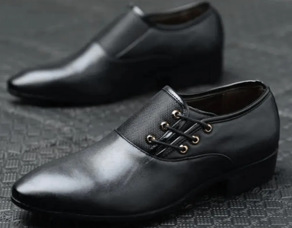 Men's Elegant Vegan Leather Formal Shoes | Eco-Friendly Materials for Formal Occasions