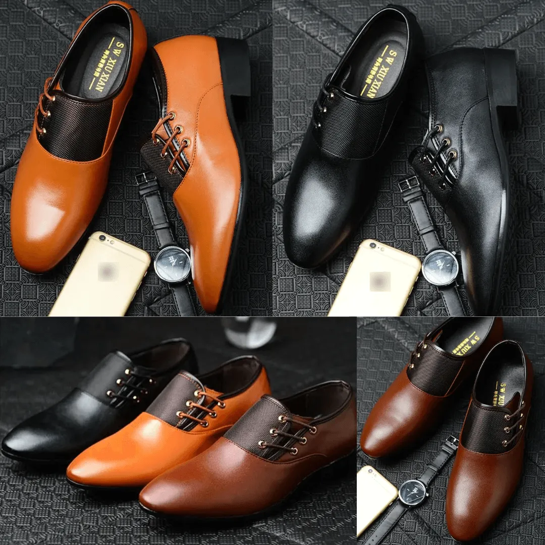 Men's Elegant Vegan Leather Formal Shoes | Eco-Friendly Materials for Formal Occasions