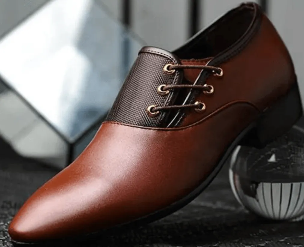 Men's Elegant Vegan Leather Formal Shoes | Eco-Friendly Materials for Formal Occasions