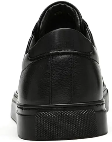 Mens Fashion Sneakers Polished Leather Mens Dress Sneakers Stylish Retro Mens Business Casual Shoes Size 6-14