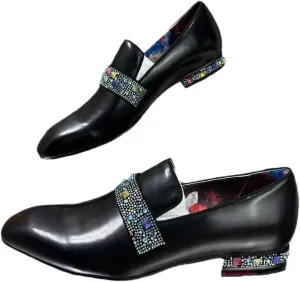 Men's Hands Free Slip On Walking Leather Shoes Loafers Flat Penny Comfort for Dating Business Party