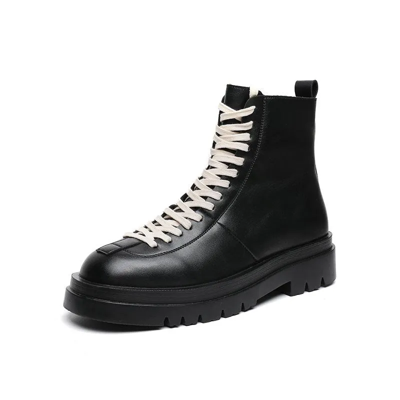 Men's High-top Motorcycle Boots