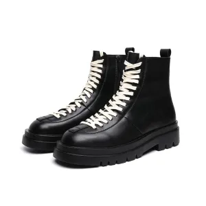 Men's High-top Motorcycle Boots