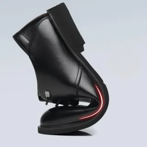 Men's Lace-up Leather Dress Shoes - Men Prom Wedding Heels Oxfords Patent Leather Formal Dress Oxfords