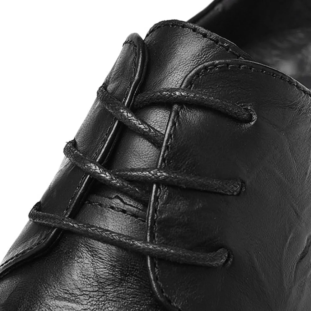 Mens Leather Shoes Genuine Leather Luxury Comfortable Tuxedo Shoes Formal Business Casual Men's Dress Shoes(Brown,10)