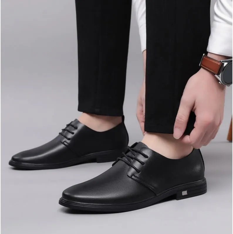 Mens Leather Shoes Men's Patent Leather Formal Business Oxford Dress Shoes Pointed Toe Walking Classical Dress Shoes for Men