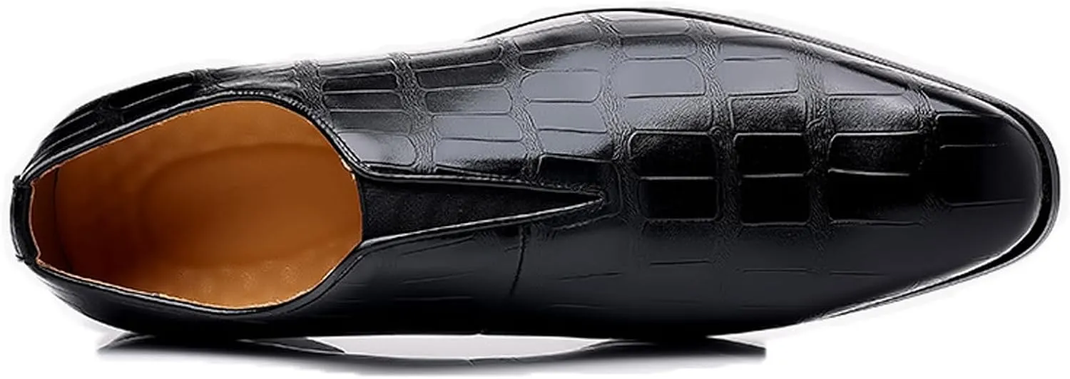 Men's Loafer Shoes Slip On Dress Casual Driving Shoes Business Leather Shoes for Prom Party Wedding