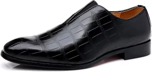 Men's Loafer Shoes Slip On Dress Casual Driving Shoes Business Leather Shoes for Prom Party Wedding