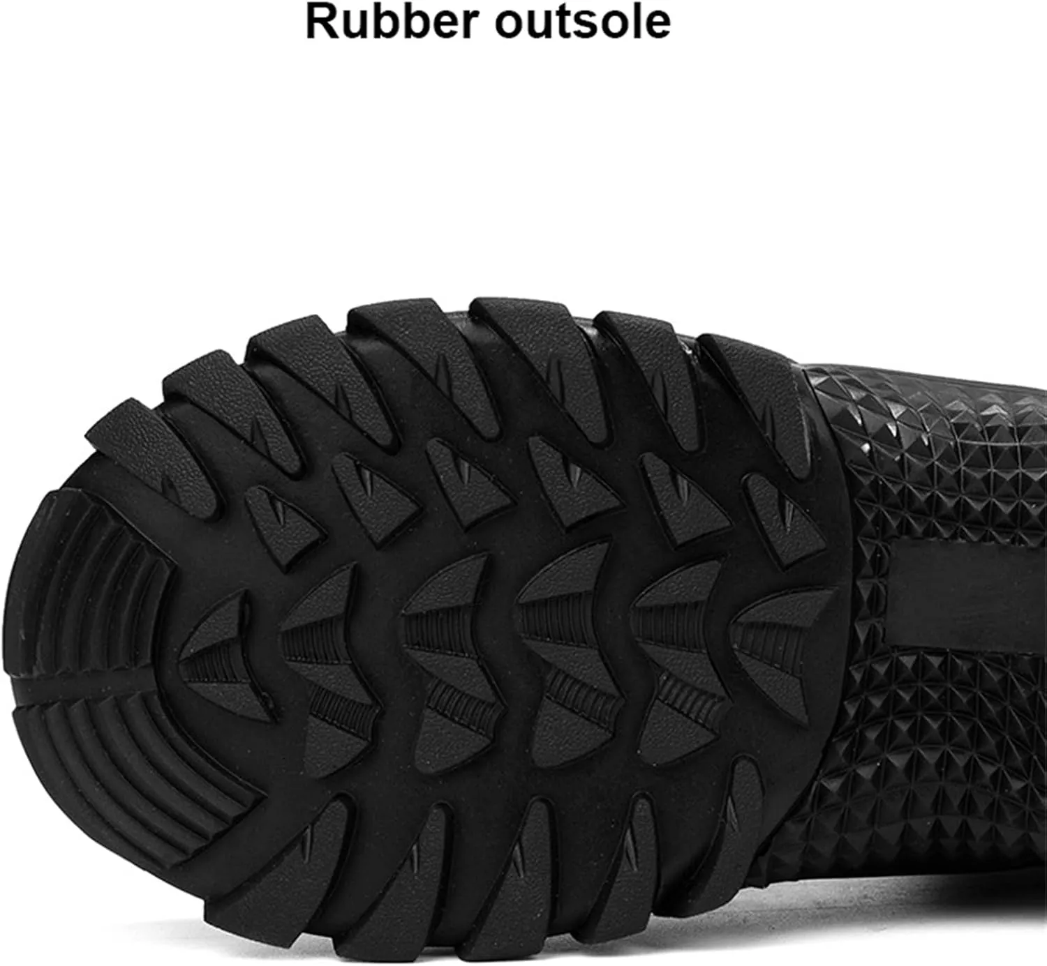 Men's Military Tactical Combat Boots, Lightweight Work Military Boots, with Side Zipper, Hiking Outdoor Work Boots,Breathable Work Trainers