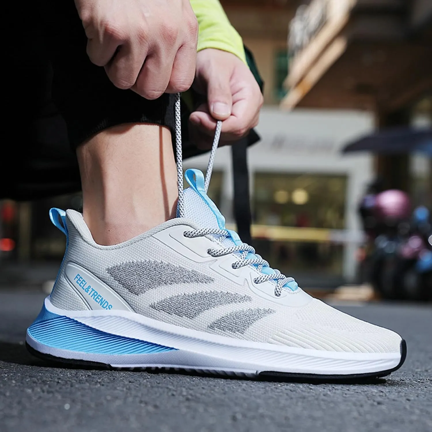 Men's Minimalist Barefoot Shoes Comfortable Lightweight Casual Walking Shoe Arch Support Walking Shoes for Men