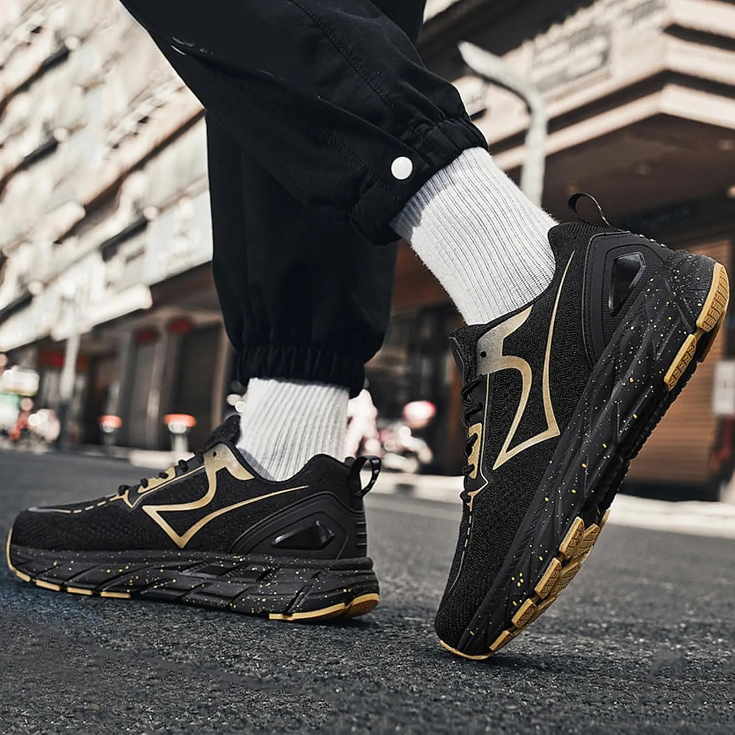 Men's Non Slip Barefoot Minimalist Shoes Comfortable Lightweight Casual Walking Shoe Non Slip Barefoot Sneaker