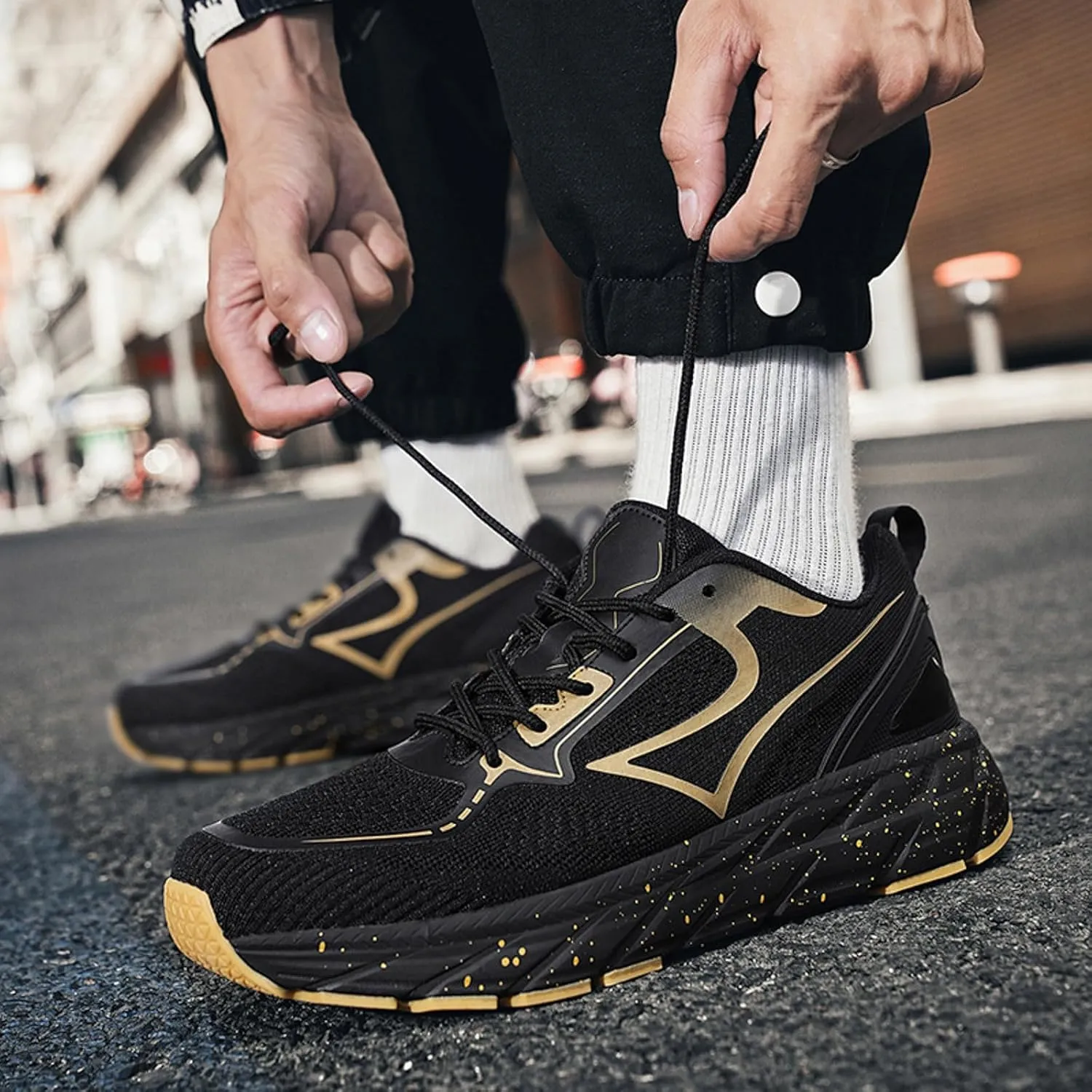Men's Non Slip Barefoot Minimalist Shoes Comfortable Lightweight Casual Walking Shoe Non Slip Barefoot Sneaker