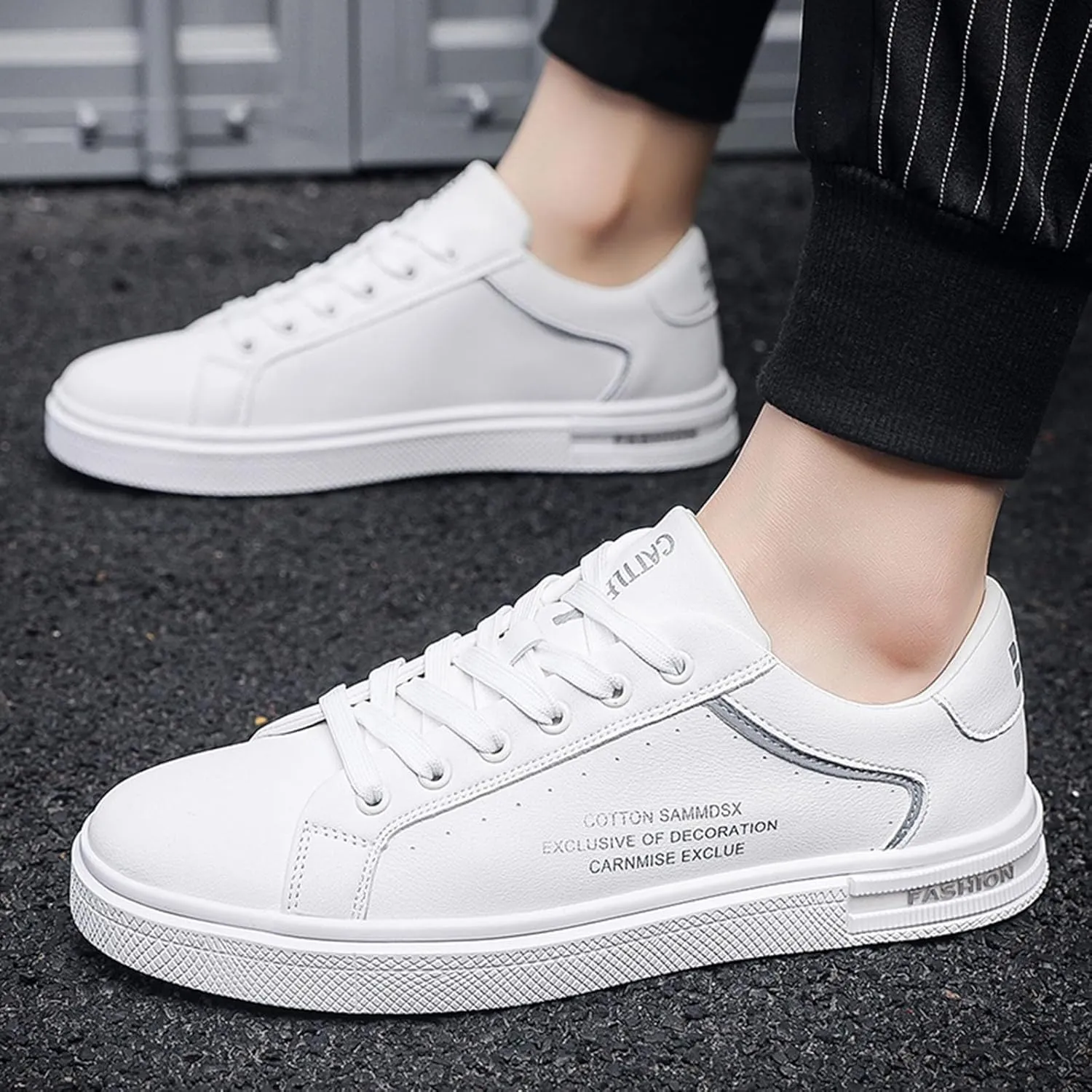 Men's Non Slip Tennis Sneakers Breathable and Light Outdoor Comfy Walking Shoe Men's Arch Support Insole Shoes