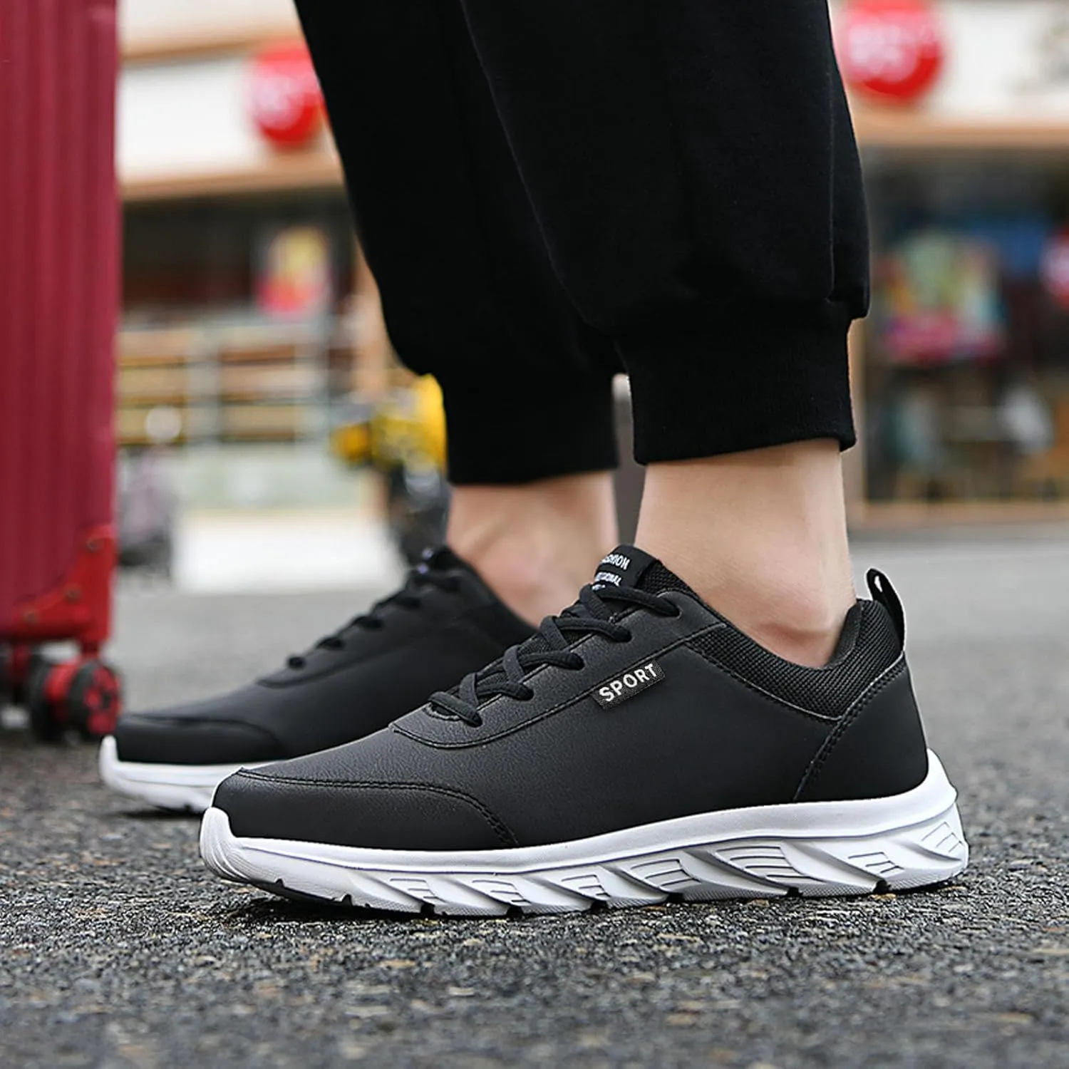 Men's Orthopedic Comfortable Lace Up Shoes Breathable Mesh Comfortable Tennis Shoe Men's Business Casual Shoes