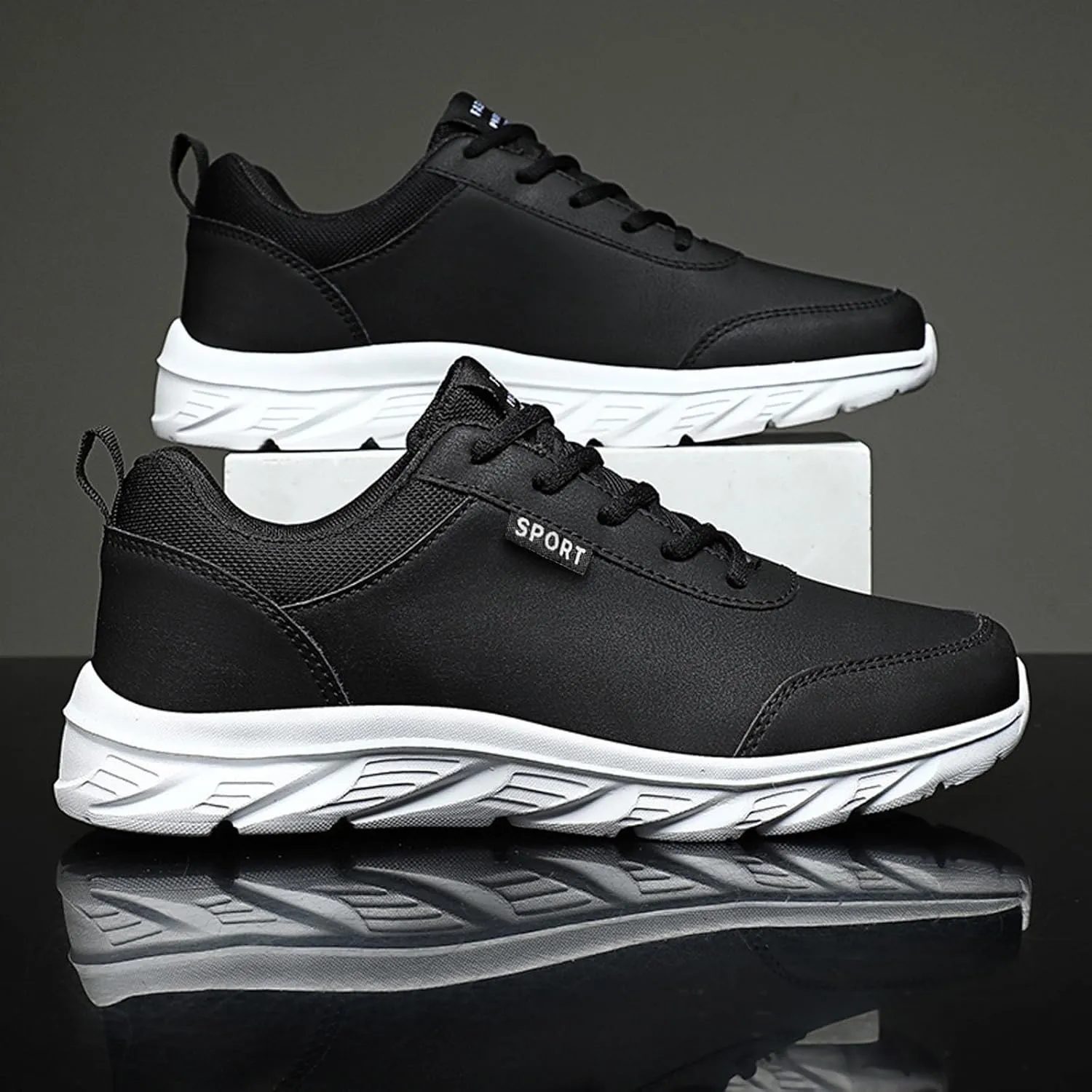 Men's Orthopedic Comfortable Lace Up Shoes Breathable Mesh Comfortable Tennis Shoe Men's Business Casual Shoes