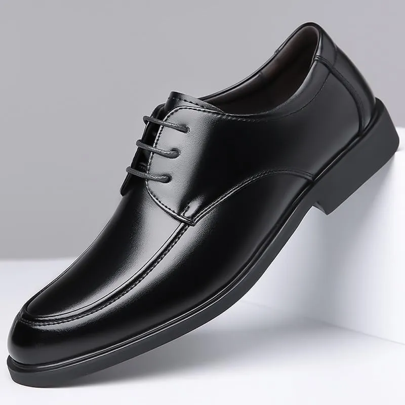 Men's Orthopedic Leather Shoes Oxfords PU Fashion Dress Sneakers Business Casual Derby Shoe
